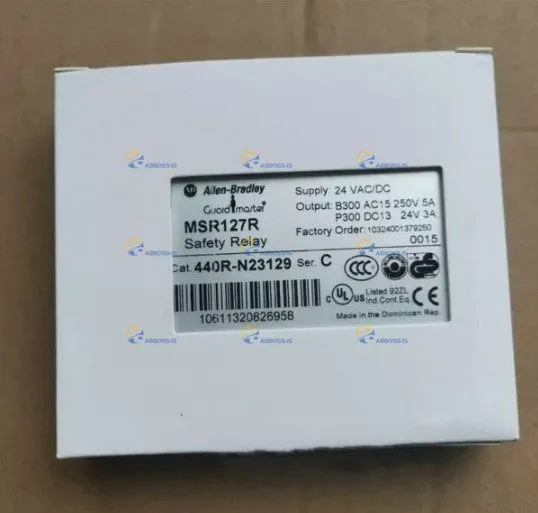 Реле безопасности Allen Bradley 440R-N23129 Safety Relay, MSR127RP, 24V AC/DC