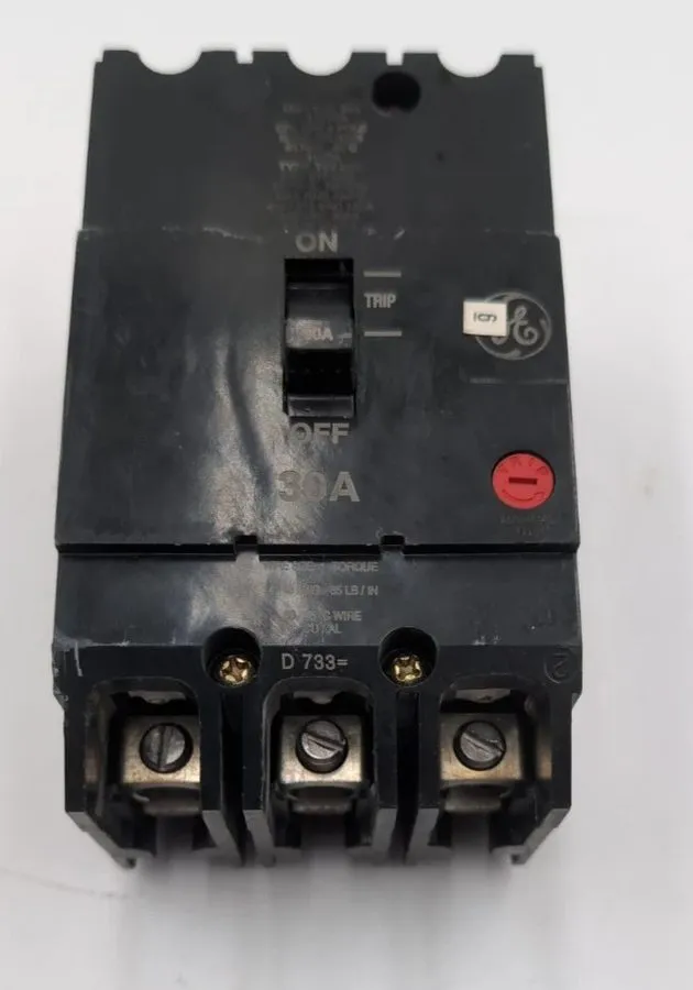 Автоматический выключатель GE TEY330 30A 3-Pole 480V Type TEY Circuit Breaker HA