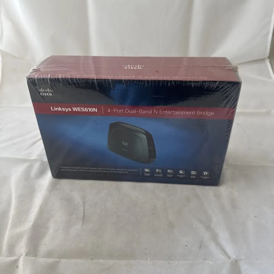 Коммутатор CISCO LINKSYS (WES610N) 4-PORT SWITCH DUAL BAND ENTERTAINMENT BRIDGE