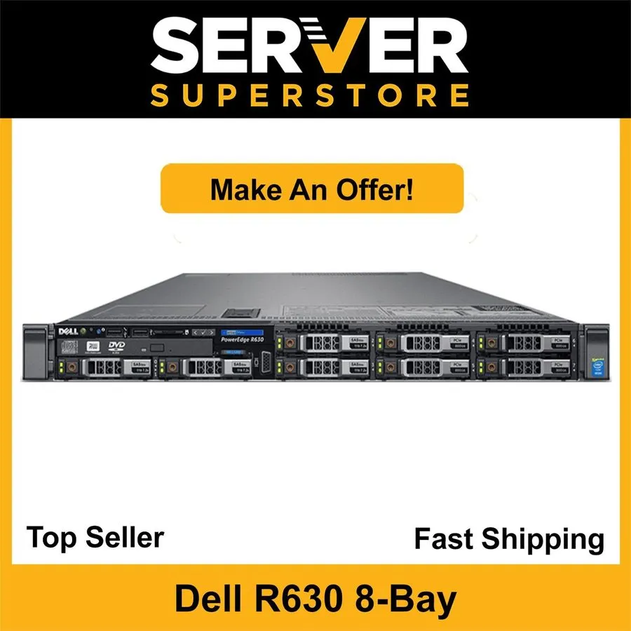 Сервер DELL PowerEdge R630 8SFF 2x Xeon E5-2695 v4 128GB RAM Rails