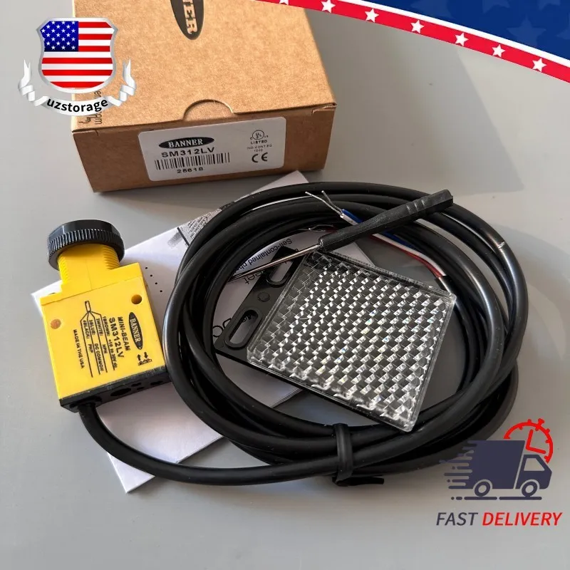 Фотоэлектрический датчик BANNER SM312LV MINI BEAM PHOTOELECTRIC SENSOR 10-30VDC