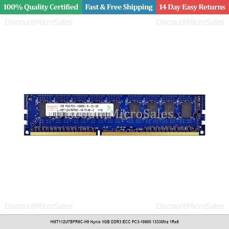 Модуль памяти HMT112U7BFR8C-H9 Hynix 1GB DDR3 ECC PC3-10600 1333Mhz 1Rx8