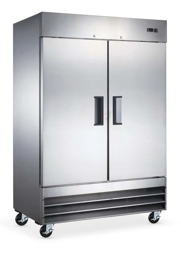 Морозильный шкаф 2-Solid Door Reach-In Freezer, Bottom Mount, 49 cu. ft Valpro V