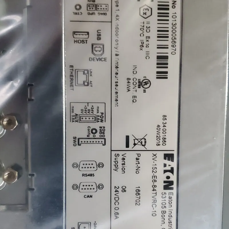 Панель оператора Eaton XV-152-E6-84TVRC-10 8.4in Touch Panel HMI Ethernet USB RS — фото лота 1