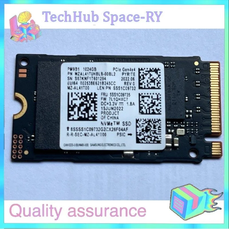 Запчасть для ноутбука Samsung PM9B1 MZ-AL41T00 1TB M.2 2242 NVMe PCIe Gen4x4 SSD