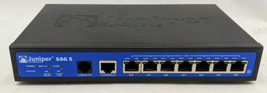 Межсетевой экран Juniper SSG 5 SSG-5-SB-MW-US 7-Port Gateway VPN Firewall WiTech