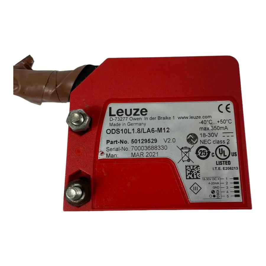 Датчик Leuze ODS10L1.8/LA6-M12 Optical Distance Sensor, 50129529