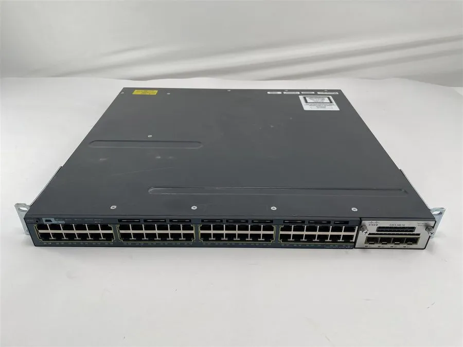 Коммутатор Cisco WS-C3560X-48P-L Standalone 48 Port PoE+, with Dual AC 715W and 