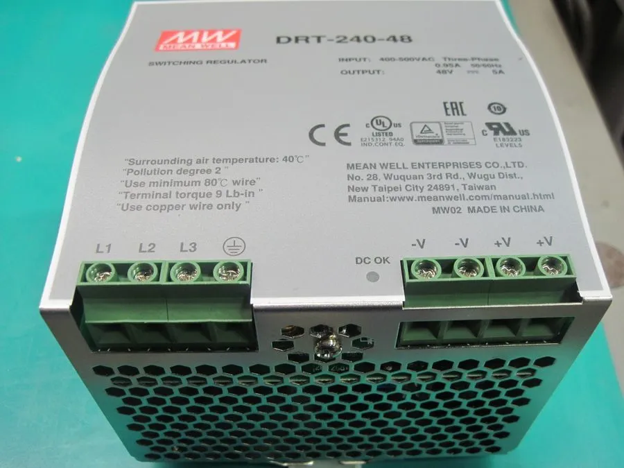 Блок питания Mean Well DRT-240-48 DIN Rail Switching Power Supply