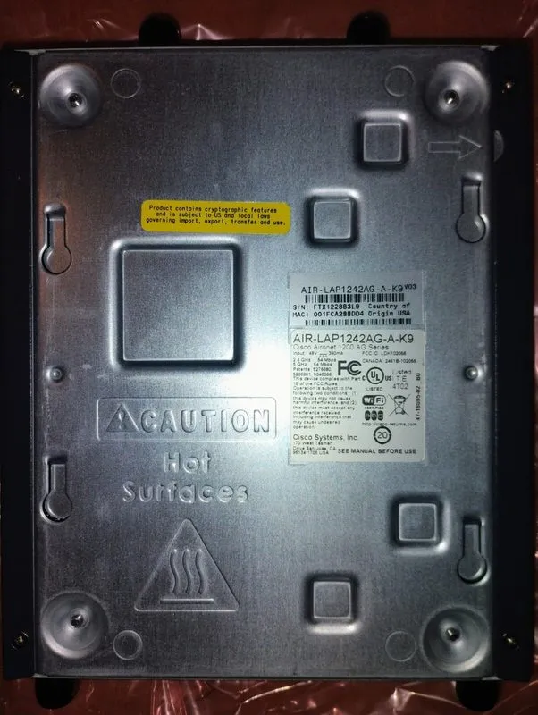 Точка доступа Wi-Fi Cisco Aironet 1242AG Wireless Access Point AIR-LAP1242AG-A-K — фото лота 3