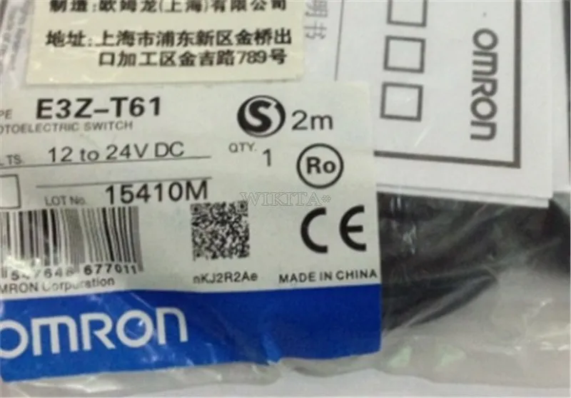 Фотоэлектрический датчик Omron photoelectric switch sensor 12-24VDC E3Z-T61