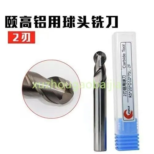 Режущий инструмент 4 Flute R0.5-R10mm Solid Carbide Ball Nose End Mill Slot Dril — фото лота 2
