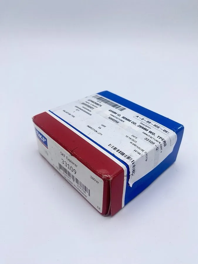 Подшипник SKF 33109 TAPERED ROLLER BEARING 45mmx80mmx26mm & Return USA — фото лота 2