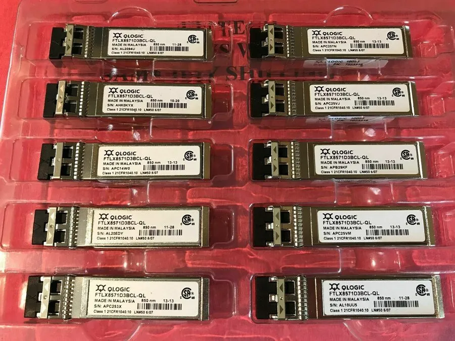 Трансивер QLogic Finisar 10GbE SFP+ SR 850nm Optical Transceiver FTLX8571D3BCL-Q