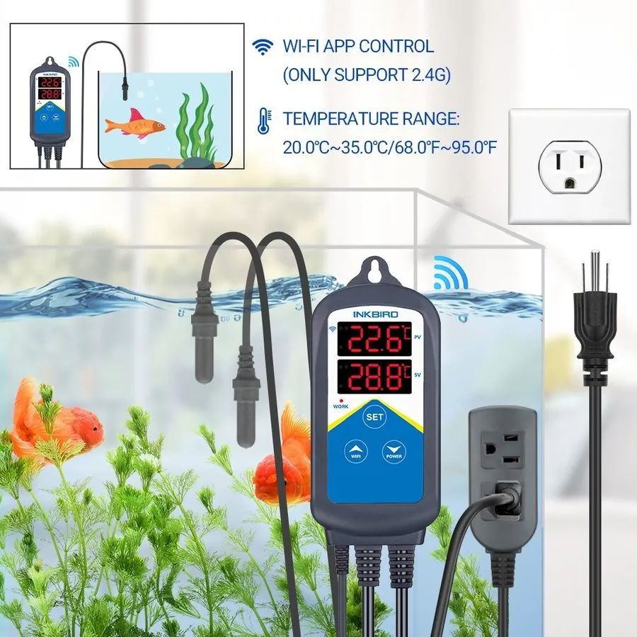 Датчик температуры Prewire WIFI Temperature Controller Thermostat ITC-306A Heat 