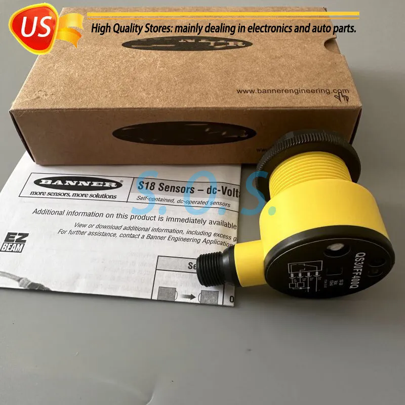 Фотоэлектрический датчик Banner QS30FF400Q Photoelectric switch sensor