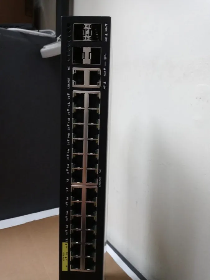 Коммутатор Cisco SG350X-24P-K9 24-Port PoE GigE Layer 3 Stackable Switch — фото лота 2