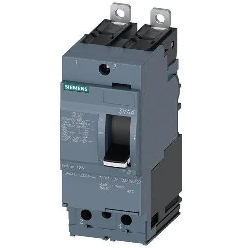 Автоматический выключатель Siemens 3VA4 3VA4120-6ED24-0AA0 2 Pole 20 Amp 600V Ci