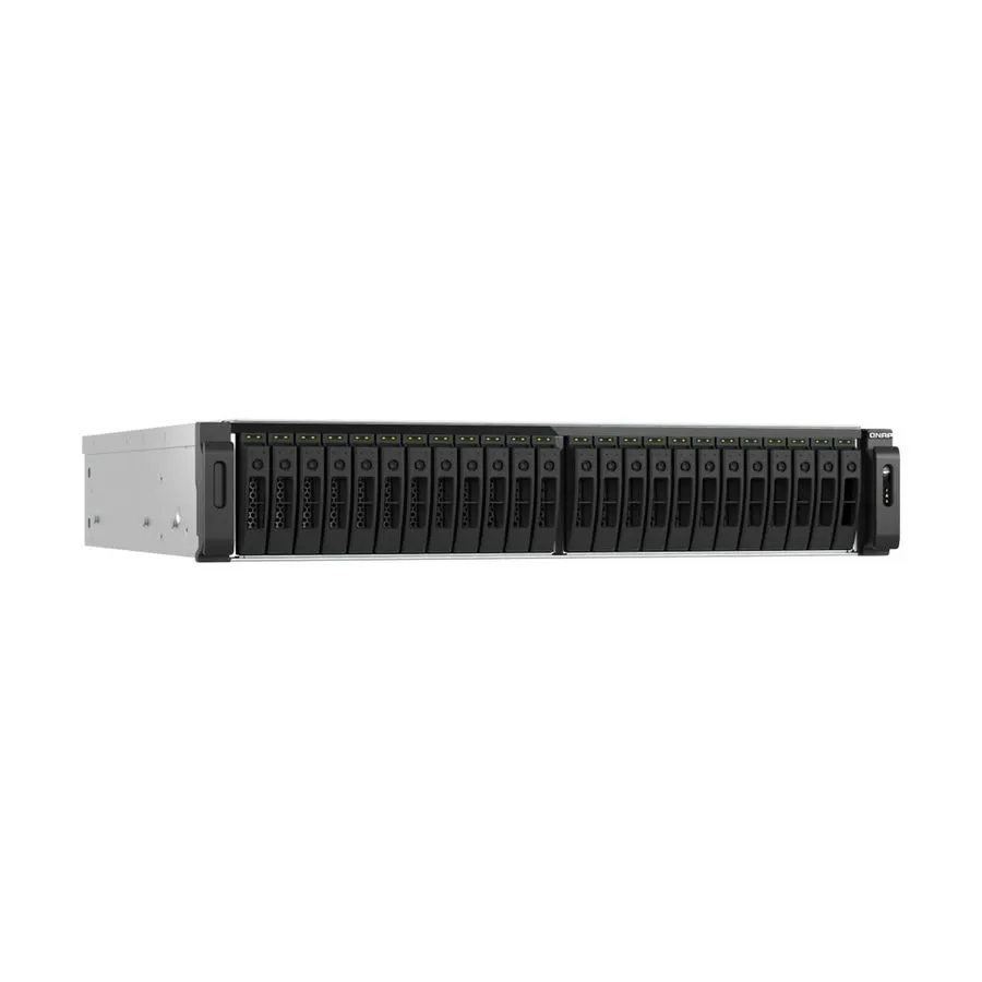 Сетевое хранилище QNAP TS-H3077AFU-R7 30-Bay 2U Rackmount NAS Enclosure, AMD Ryz — фото лота 1