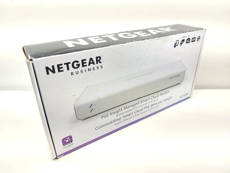 Коммутатор Netgear 8-Port Gigabit PoE App Managed Smart Cloud Switch 2 SFP Port