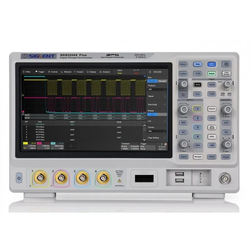 Осциллограф Siglent SDS2204X Plus 200 MHz / 4 Channel Digital Oscilloscope