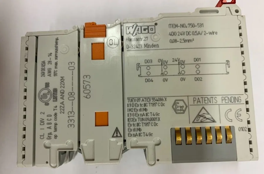 Модуль ввода-вывода Wago 750-531 digital output module 24v dc 0.5a
