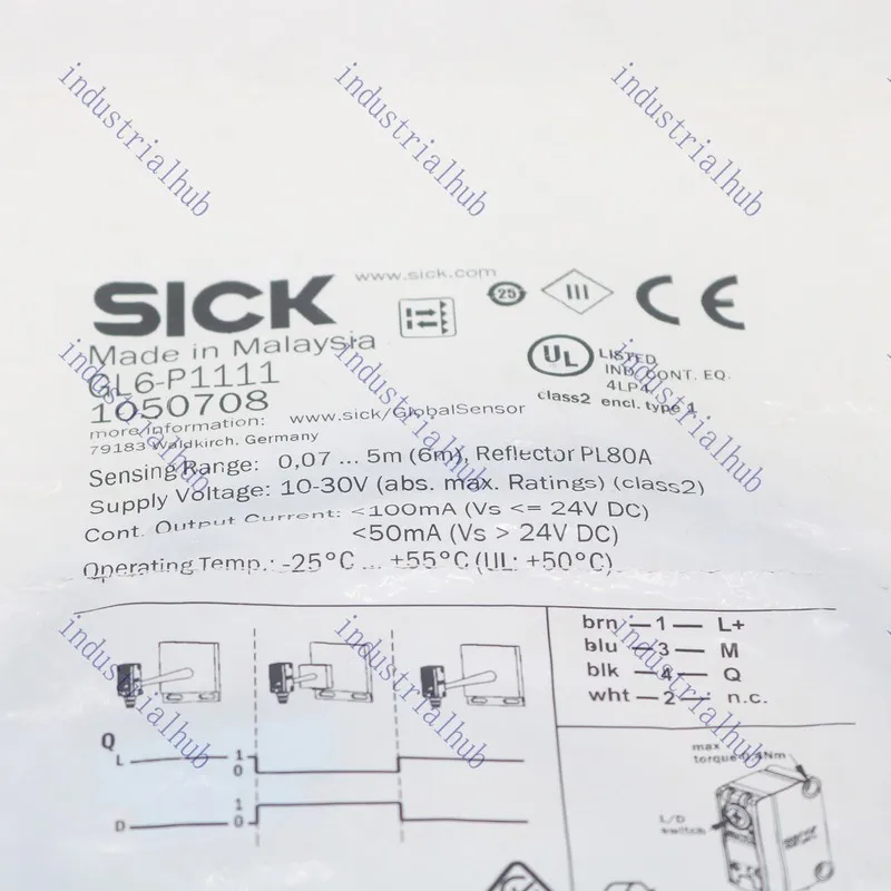 Фотоэлектрический датчик SICK GL6-P1111 Photoelectric Sensor