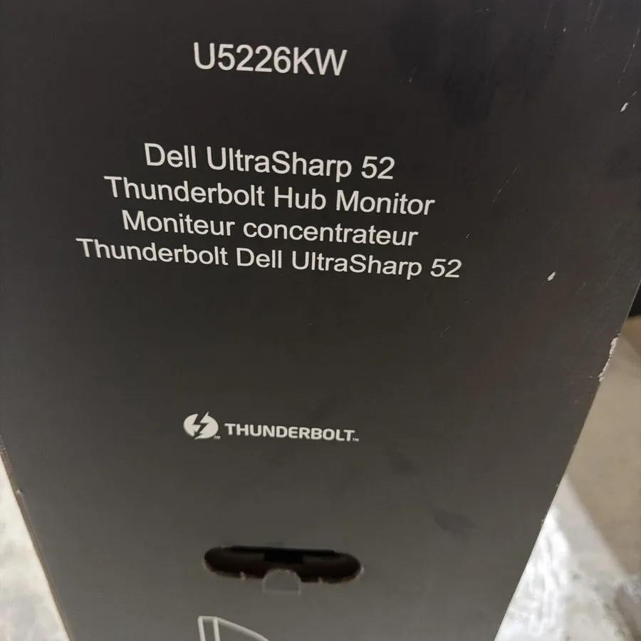 Док-станция Dell UltraSharp U5226KW 52" 6K Curved IPS Black Monitor, Thunderbolt — фото лота 1