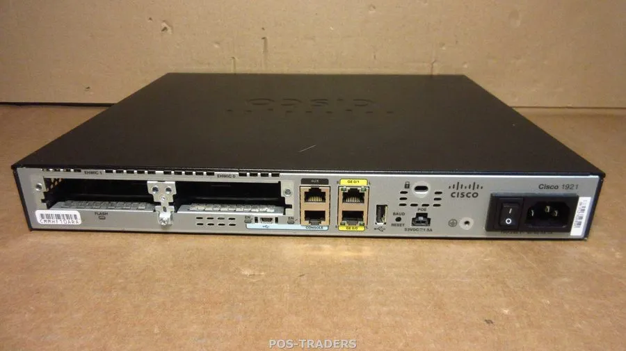 Маршрутизатор CISCO 1921 V05 Integrated Services Network Router 2x GBIT + 2x EHW