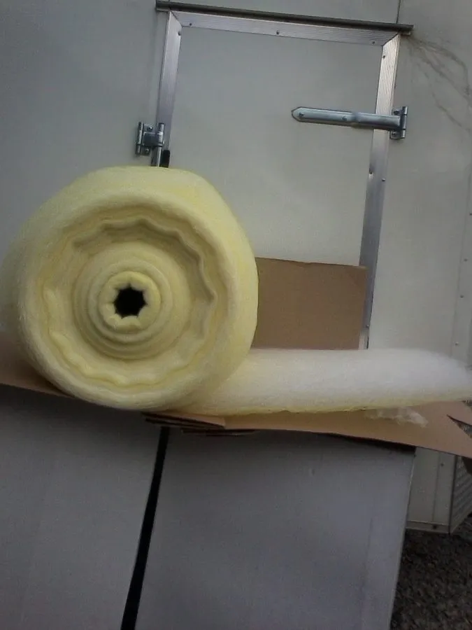 Окрасочная камера Spray Booth Paint Arrestor Exhaust Floor Filter Roll 28"x300'  — фото лота 1