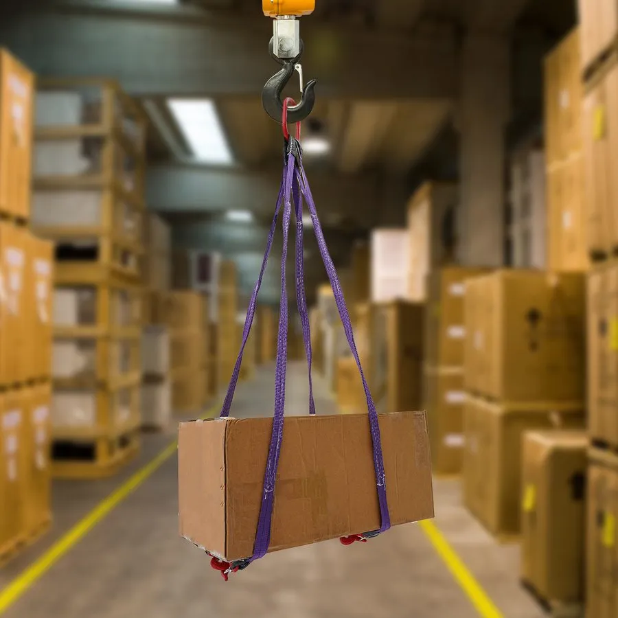 Строп Modern Lifting Sling Ring Chain Sling Lifting Chain w/ 4-Hooks 3 Ton/6613.