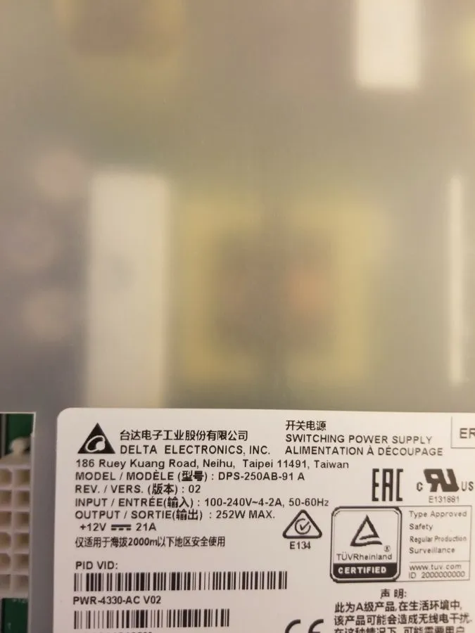 Коммутатор Cisco ISR 4331 Gigabit Router FoundationSuiteK9 1x PWR-4330-AC ISR433