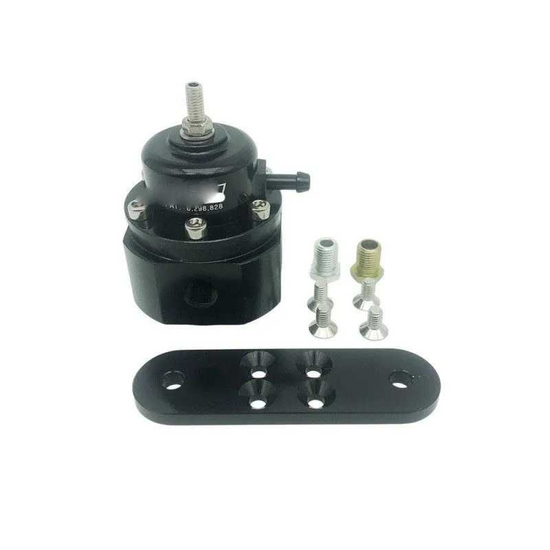 Трубопроводная арматура AEM Universal Black Anodized Adjustable Fuel Pressure Re — фото лота 1