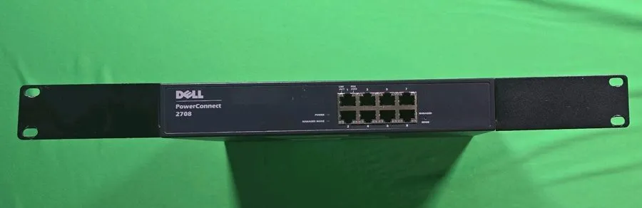 Коммутатор Dell PowerConnect 8-Port External Switch w/ Rack Mount Kit C5539 Rev  — фото лота 1