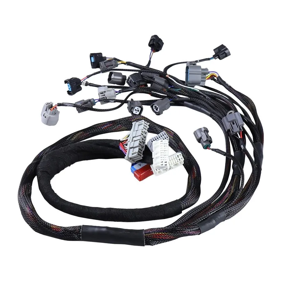 Жгут проводов Tucked Engine Wiring Harness для Honda Civic Integra B16 B18 D16 C — фото лота 1