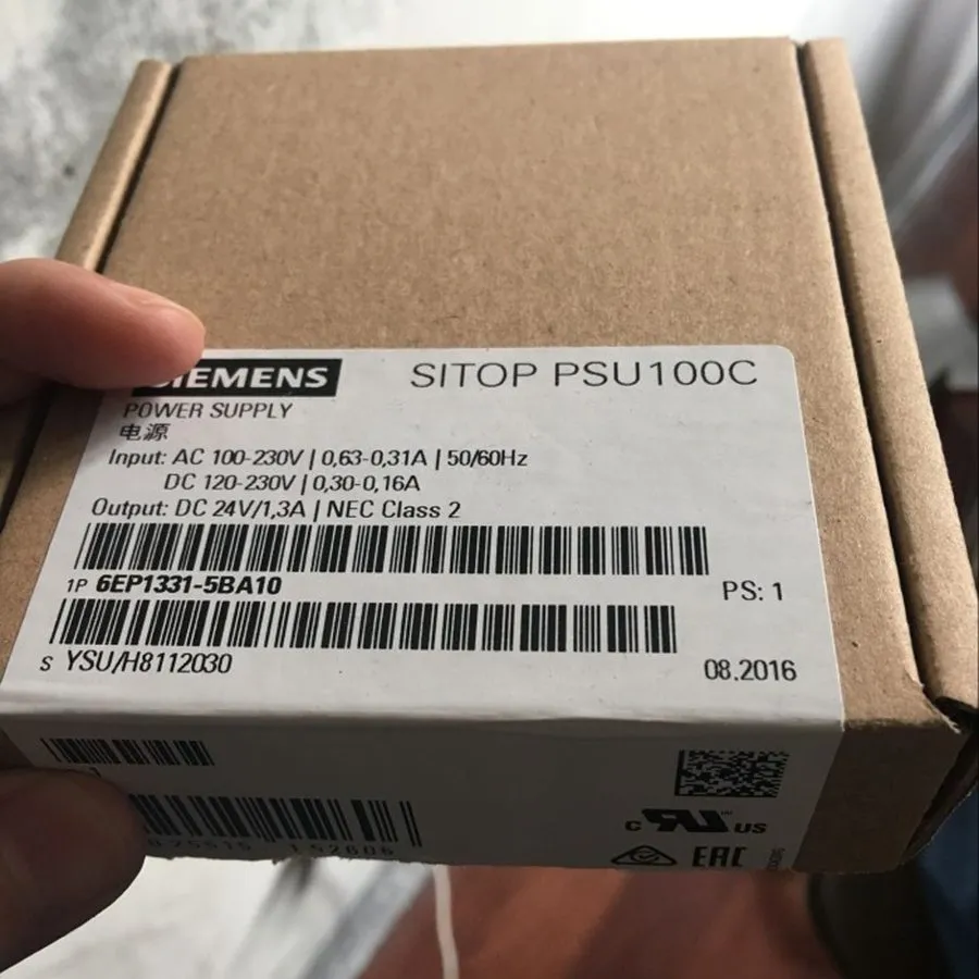 Блок питания SIEMENS 6EP1331-5BA10 SITOP 24 VDC 1.3A POWER SUPPLY — фото лота 1