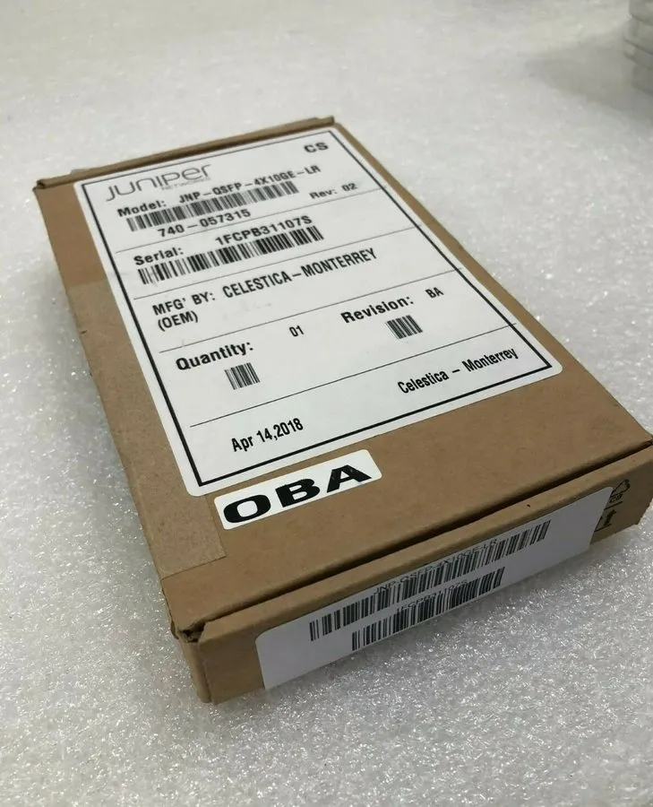 Трансивер Juniper JNP-QSFP-4X10GE-LR 740-057315 40G QSFP+ 4x10G LR upto 10km SMF