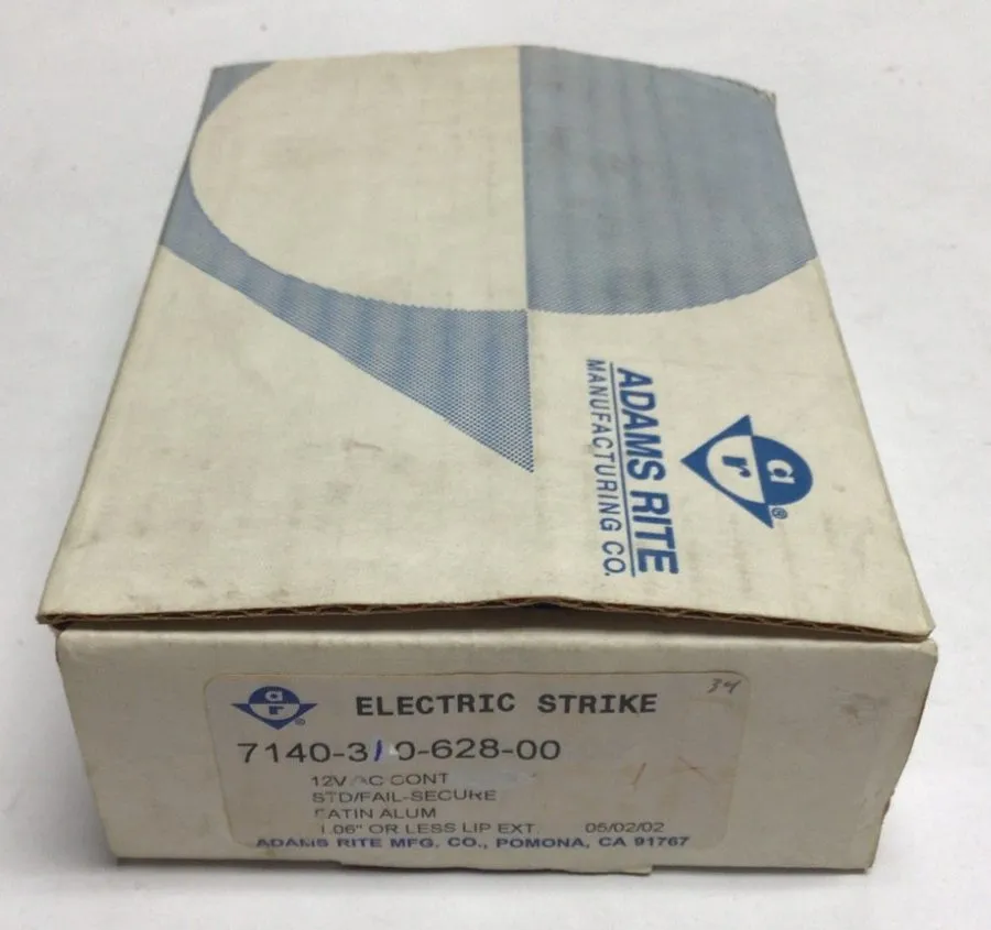 Оборудование видеонаблюдения ADAMS RITE 7140-310-628-00 Electric Strike, 12VDC/2