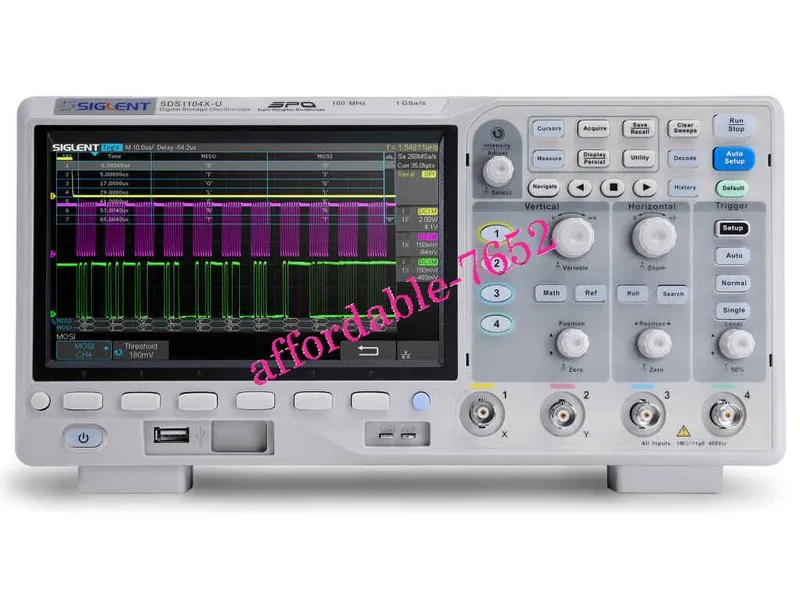 Осциллограф Siglent SDS1104X-U 100 MHz / 4 Channel Digital Oscilloscope