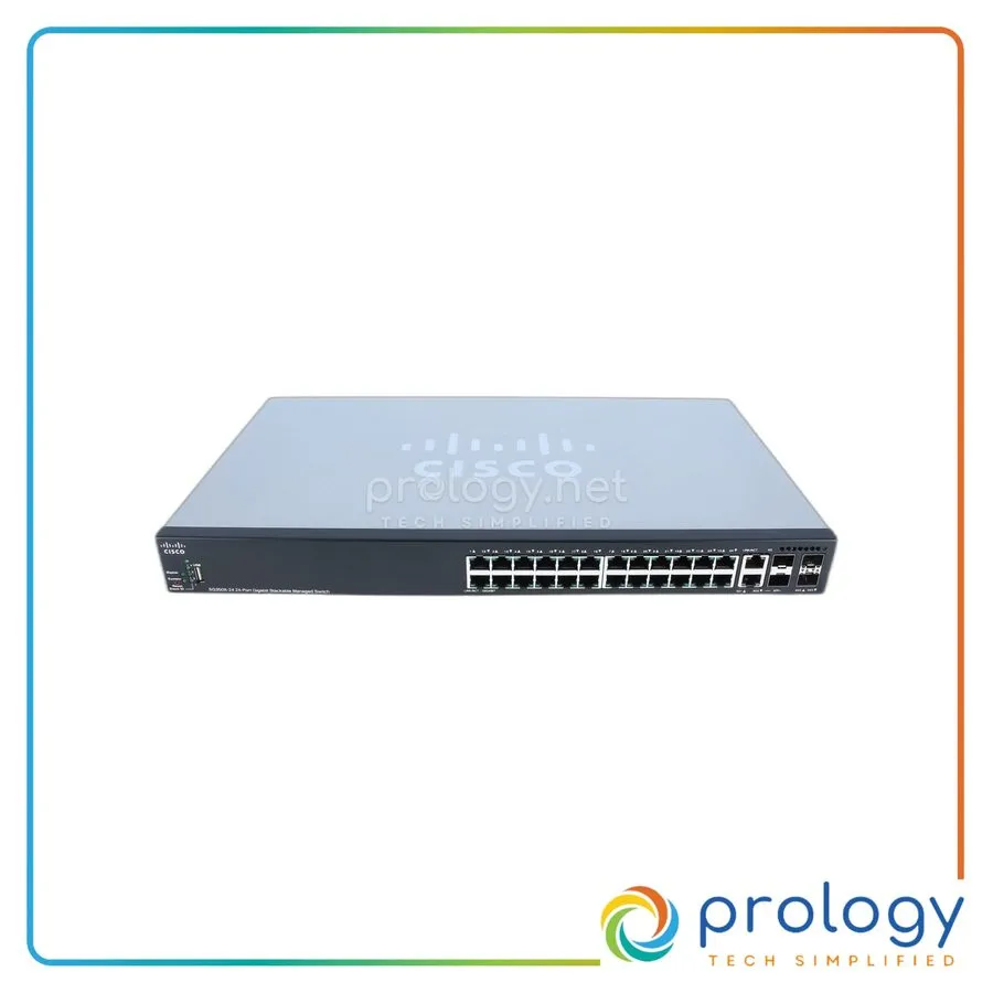 Коммутатор Cisco SG350X-24-K9 V01 24-Port Gigabit Stackable Managed Switch