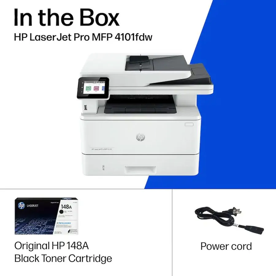 Лазерный принтер HP LaserJet Pro MFP 4101fdw Multifunction Laser Printer 2Z619F 