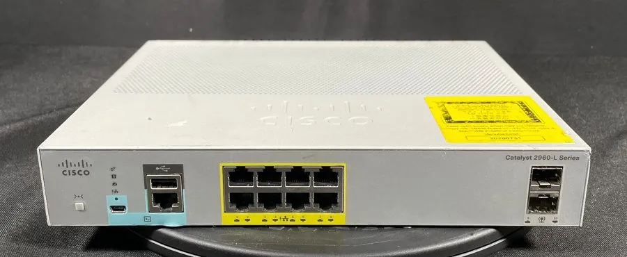 Коммутатор Cisco WS-C2960L-8PS-LL 8-Port Small 1U Managed Gigabit PoE Network Sw