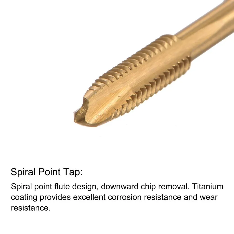 Режущий инструмент Metric Tap And Drill Bit Set 2 Taps M4x0.7 HSS 2 Drill Bits 3 — фото лота 2