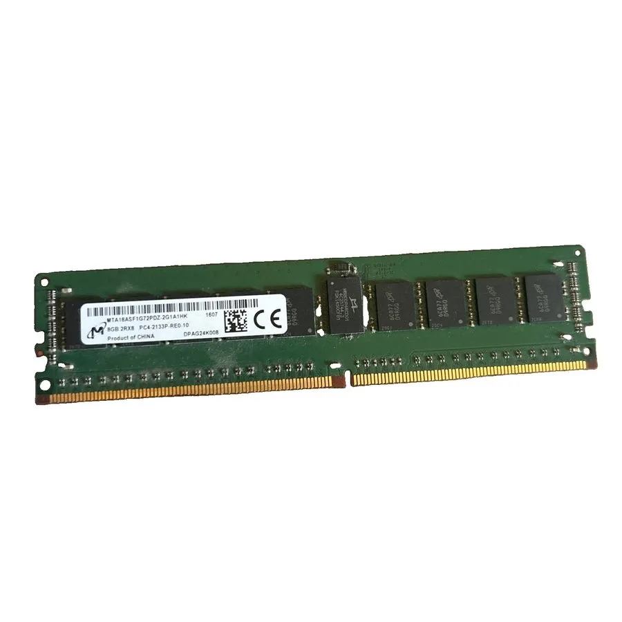 Модуль памяти Micron 8GB DDR4-2133 PC4-17000 ECC Registered RDIMM MTA18ASF1G72PD — фото лота 1