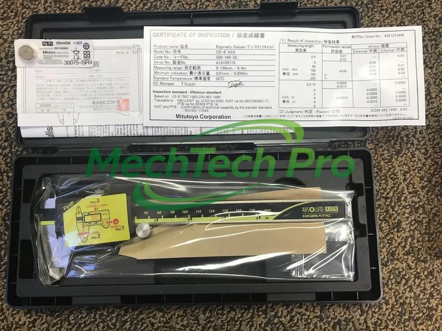 Штангенциркуль Mitutoyo 500-196-30 150mm/6" Absolute Digital Vernier Caliper Jap