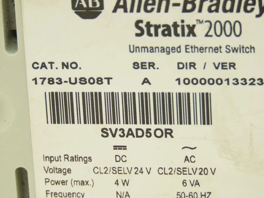Коммутатор Allen-Bradley 1783-US08T Series A Stratix 2000 8-Port Ethernet Switch