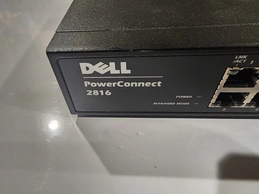 Коммутатор Dell PowerConnect 2816 16 Port Gigabit Ethernet Managed Switch BNIB — фото лота 1