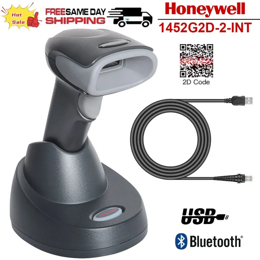 Сканер штрих-кода Honeywell Voyager 1452G2D-2-INT Bluetooth Wireless 2D Barcode 