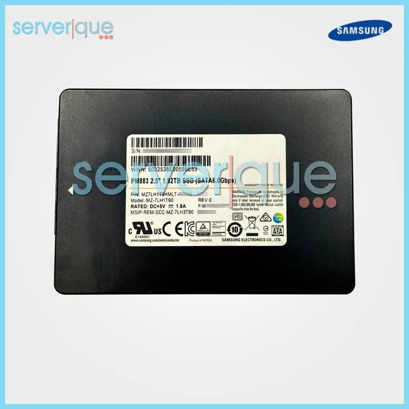 SSD-накопитель MZ7LH1T9HMLT-00005 Samsung PM883 1.92TB SATA 6Gbps RI 2.5" SSD MZ