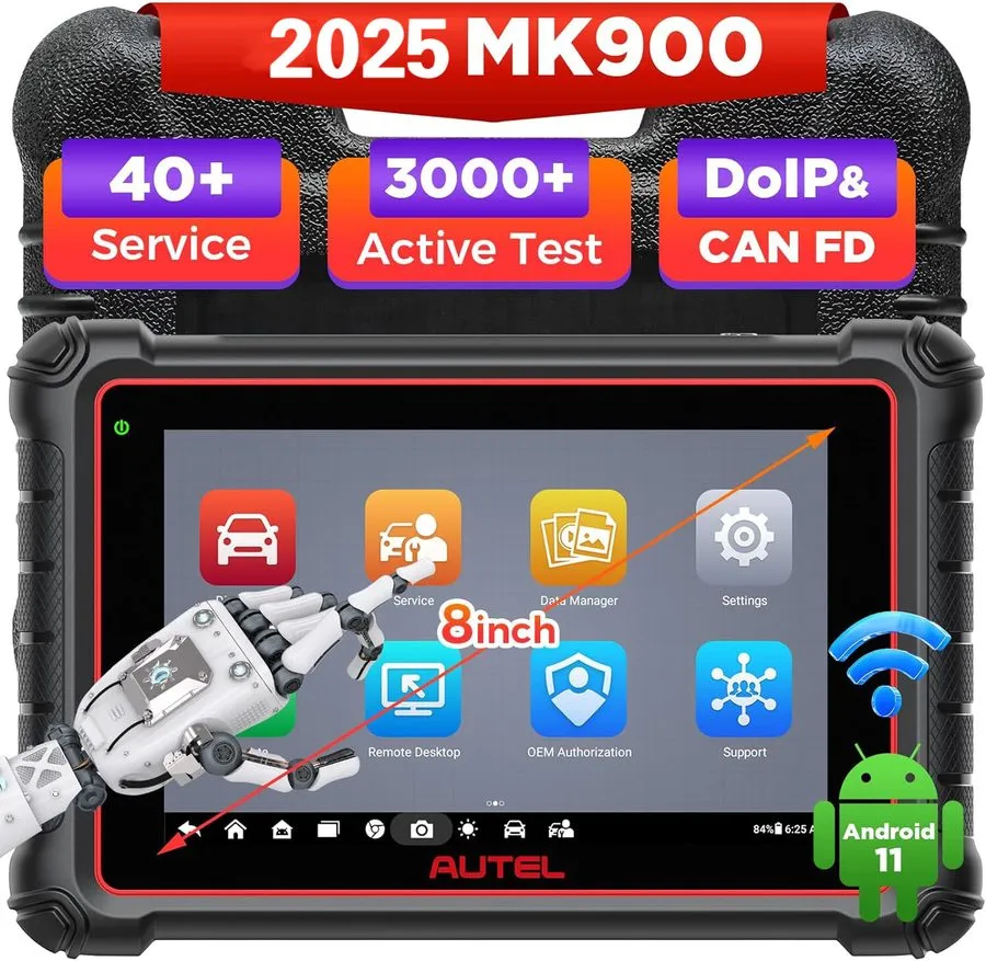 Диагностический сканер 2026 Autel MaxiCOM MK900 Car Full System Bidirectional Di